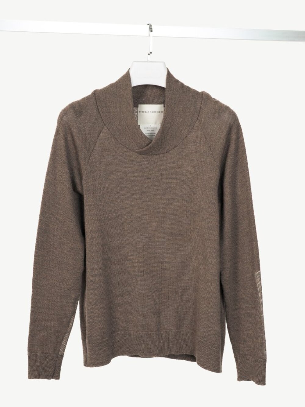Stephan Schneider Brown Wool-Knit Sweater